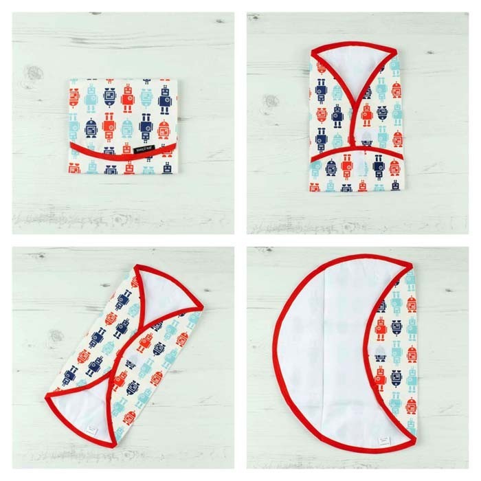 Keep Leaf Sandwich/Food Wrap - Robots - Life Before Plastik